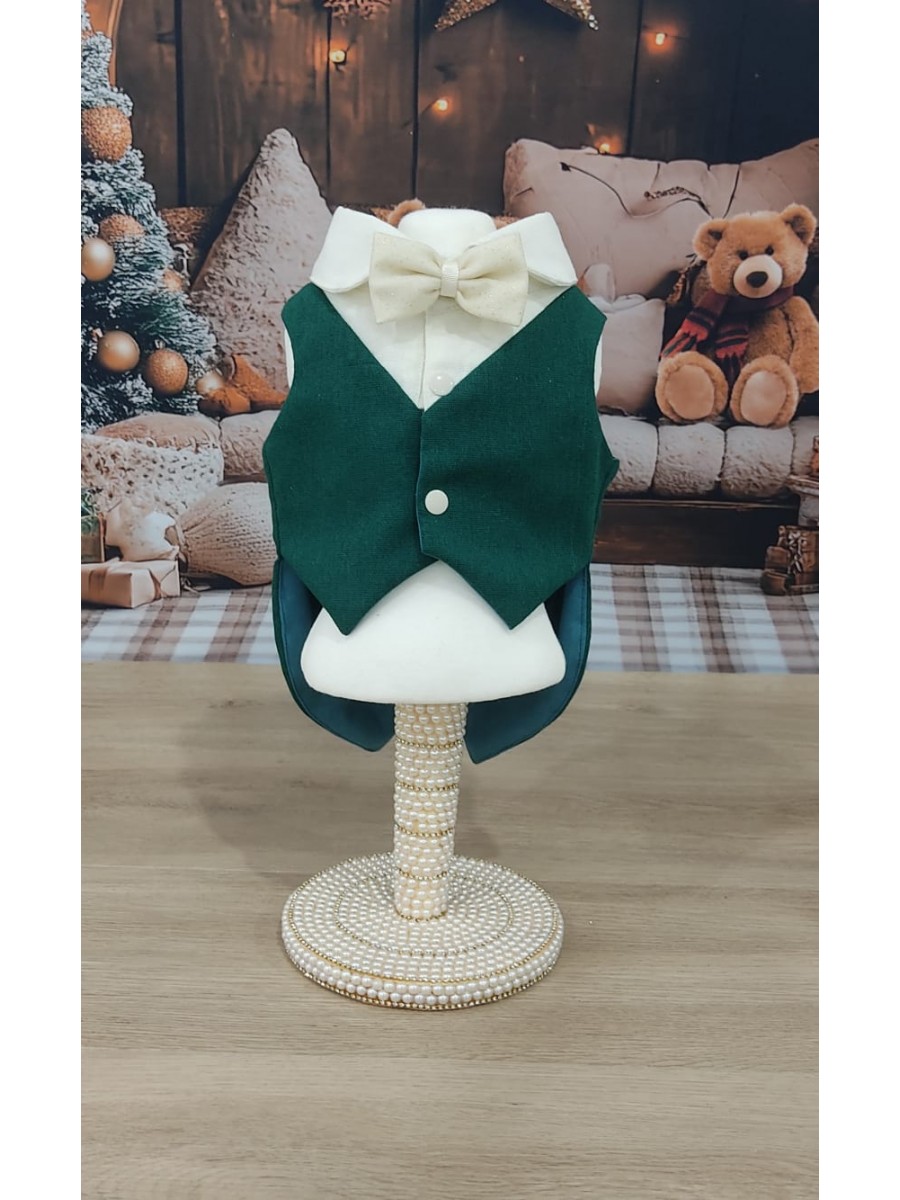 CÓD N197 - FRAQUE ROMANTIC VERDE