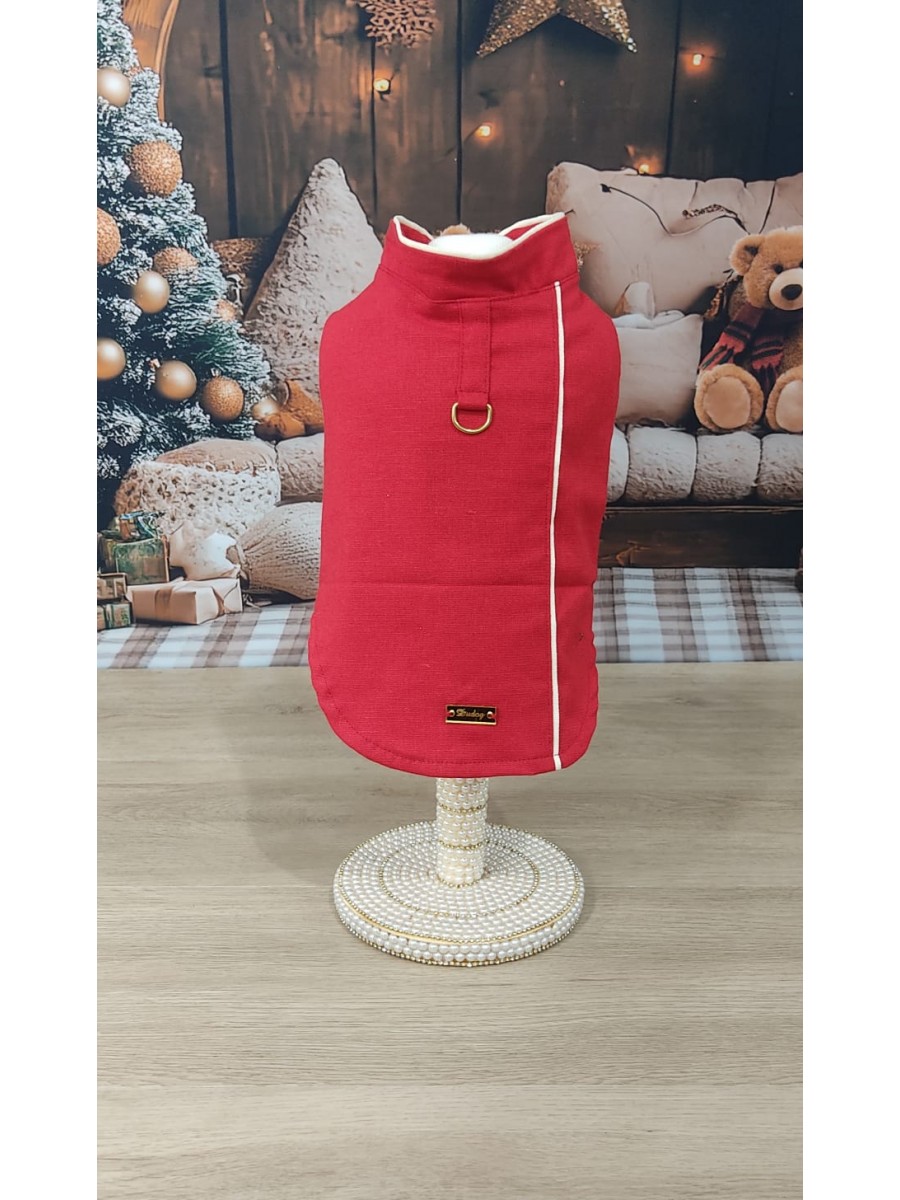 CÓD N199 - CAMISA ROMANTIC VERMELHO