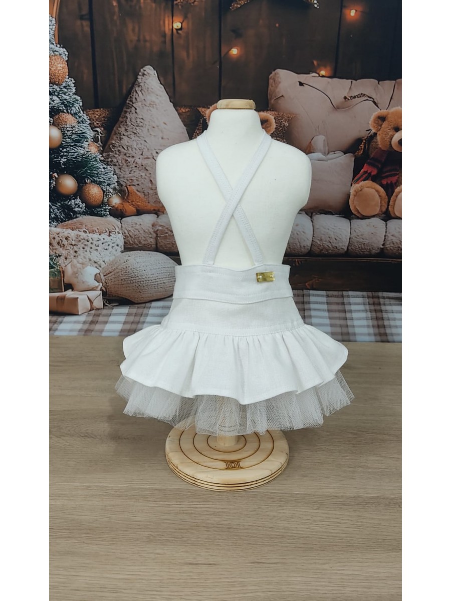 CÓD N209 - SAIA ROMANTIC BRANCA