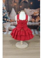 CÓD N212  - JARDINEIRA ROMANTIC VERMELHA