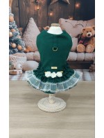CÓD N218 - VESTIDO ROMANTIC FLOWERS VERDE