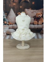 CÓD N220 - VESTIDO ROMANTIC FLOWERS OFF WHITE