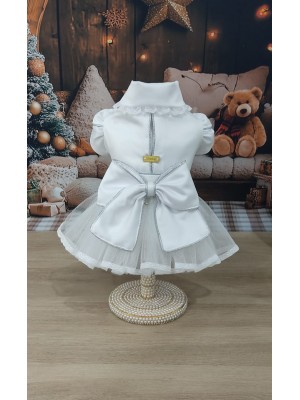 CÓD N222 - VESTIDO ROMANTIC LAÇO BRANCO CÓD N222 - VESTIDO ROMANTIC LAÇO BRANCO