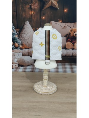 CÓD N234 - PEITORAL ROMANTIC BRANCO MARROM/BEGE MACHO CÓD N234 - PEITORAL ROMANTIC BRANCO MARROM/BEGE MACHO