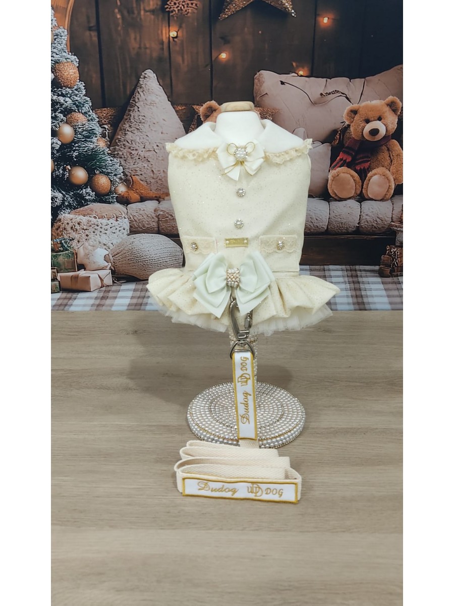 CÓD N237 - PEITORAL ROMANTIC OFF WHITE/BOLSOS
