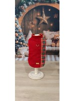CÓD N240 - CAMISA ROMANTIC VERMELHO/XADREZ