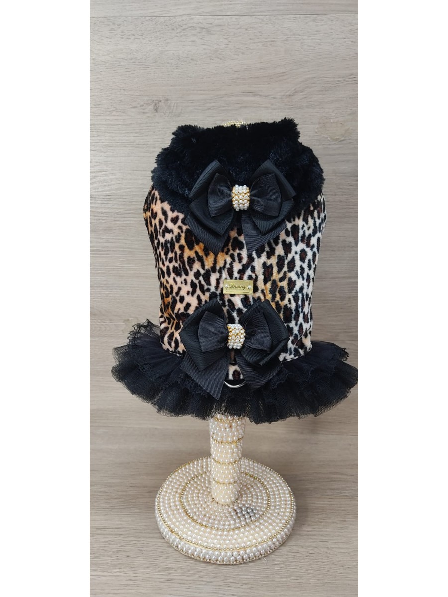 CÓD 1168 - PEITORAL ANIMAL PRINT/ONÇA