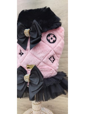 CÓD 1166- PEITORAL ROSE BLACK