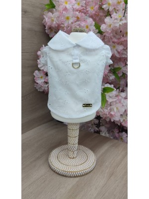 CÓD 1195 - BLUSA BRANCA LAISE CÓD 1195 - BLUSA BRANCA LAISE