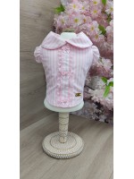 CÓD 1200 - BLUSA LISTRA ROSA