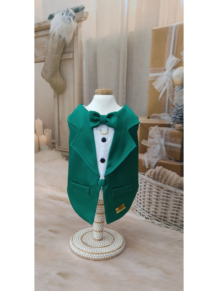 CÓD N164 - FRAQUE ENCANTO VERDE