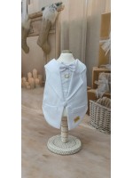 CÓD N165 - FRAQUE ENCANTO BRANCO