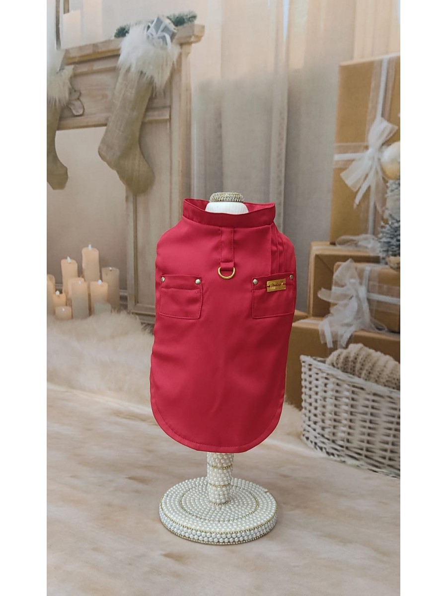 CÓD N169 - CAMISA ENCANTO VERMELHA