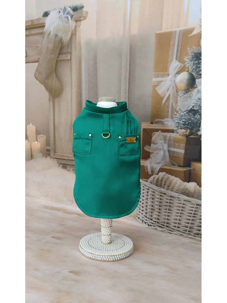 CÓD N170 - CAMISA ENCANTO VERDE