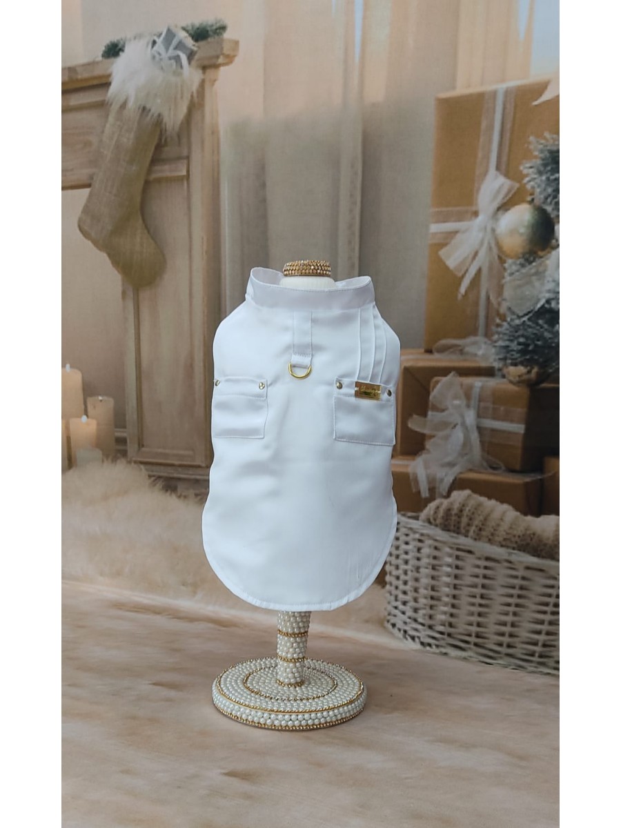 CÓD N171 - CAMISA ENCANTO BRANCA