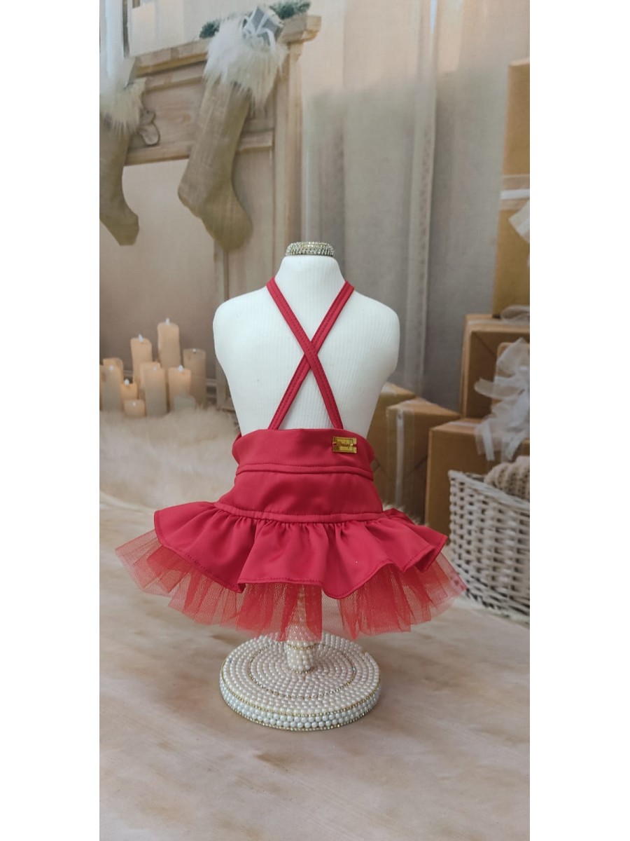 CÓD N175 - SAIA ENCANTO VERMELHA