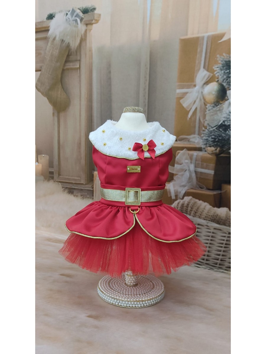CÓD N177 - VESTIDO VERMELHO ENCANTO NOELA