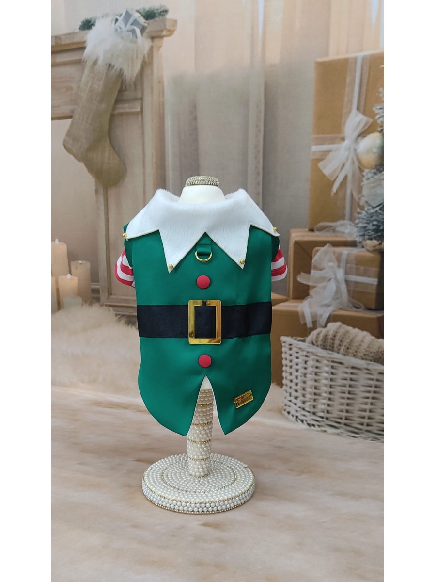 CÓD N179 - FRAQUE ENCANTO VERDE ELFO