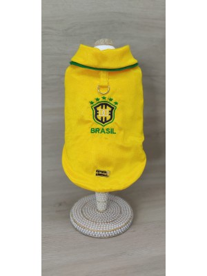 CÓD BR013 - CAMISA AMARELA BRASIL