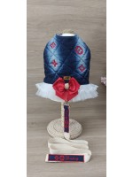 CÓD 1157 - PEITORAL JEANS ESCURO FÊMEA