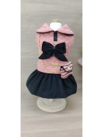 CÓD 1163 - VESTIDO BOLSA ROSE ESCURO