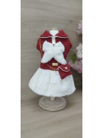 CÓD 1164 - VESTIDO BOLSA MARSALA