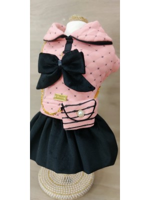 CÓD 1162 - VESTIDO BOLSA ROSE CLARO