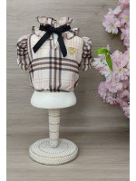 CÓD 1087 - BLUSA LOVE XADREZ