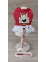 CÓD F117 - PEITORAL VERMLEHO CASTELO FÊMEA