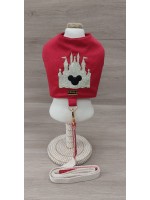 CÓD F119 - PEITORAL VERMELHO CASTELO/MACHO