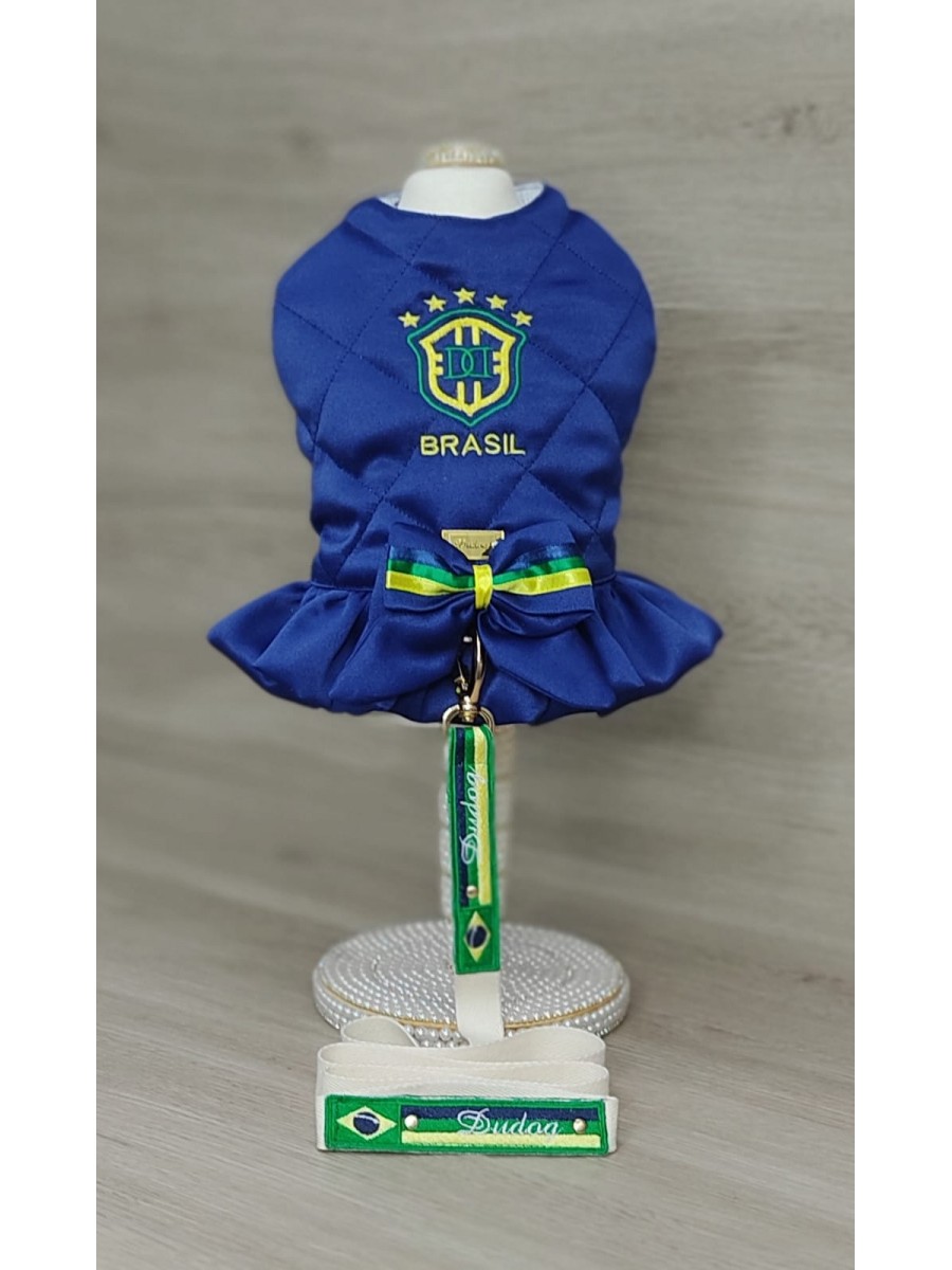 CÓD BR032 - PEITORAL AZUL ROYAL FÊMEA