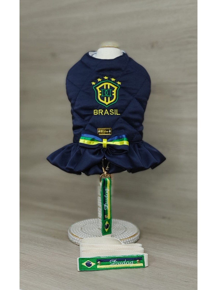 CÓD BR034 - PEITORAL AZUL MARINHO FÊMEA