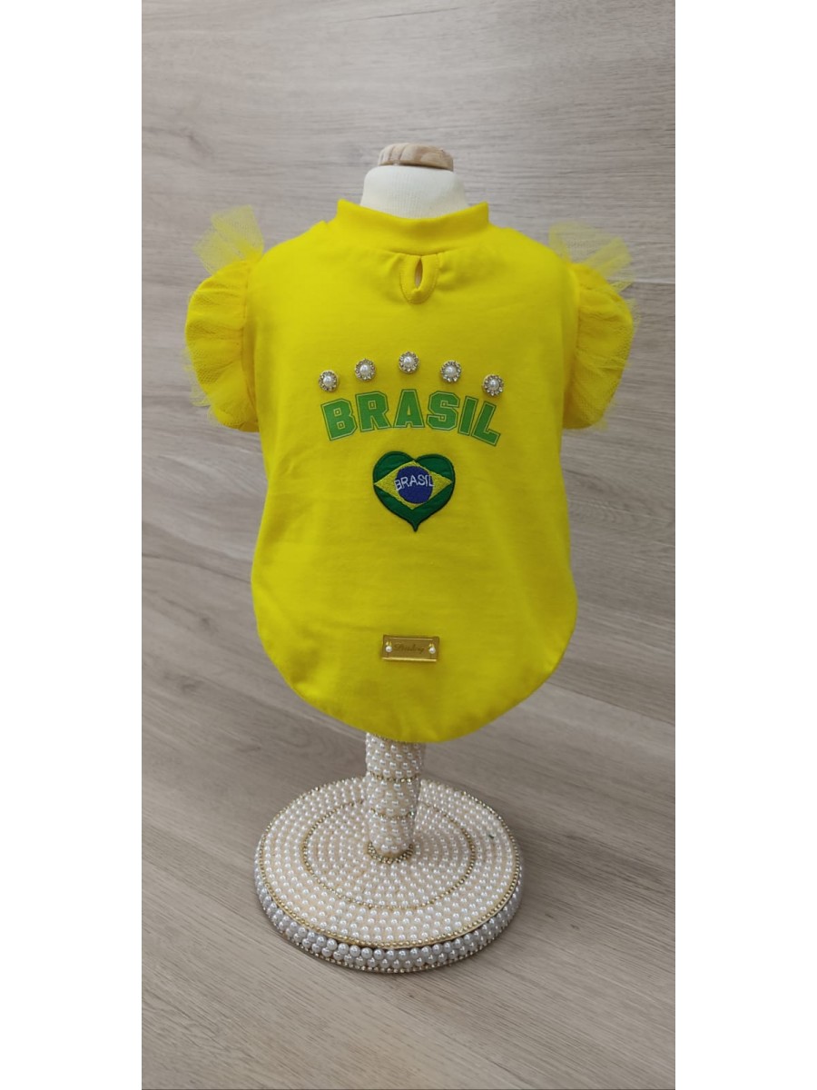 CÓD BR038 - BABY LOOK/AMARELA