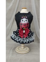 CÓD F085 - VESTIDO BOO/CAVEIRINHA