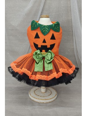 CÓD F089 - VESTIDO ABÓBORA