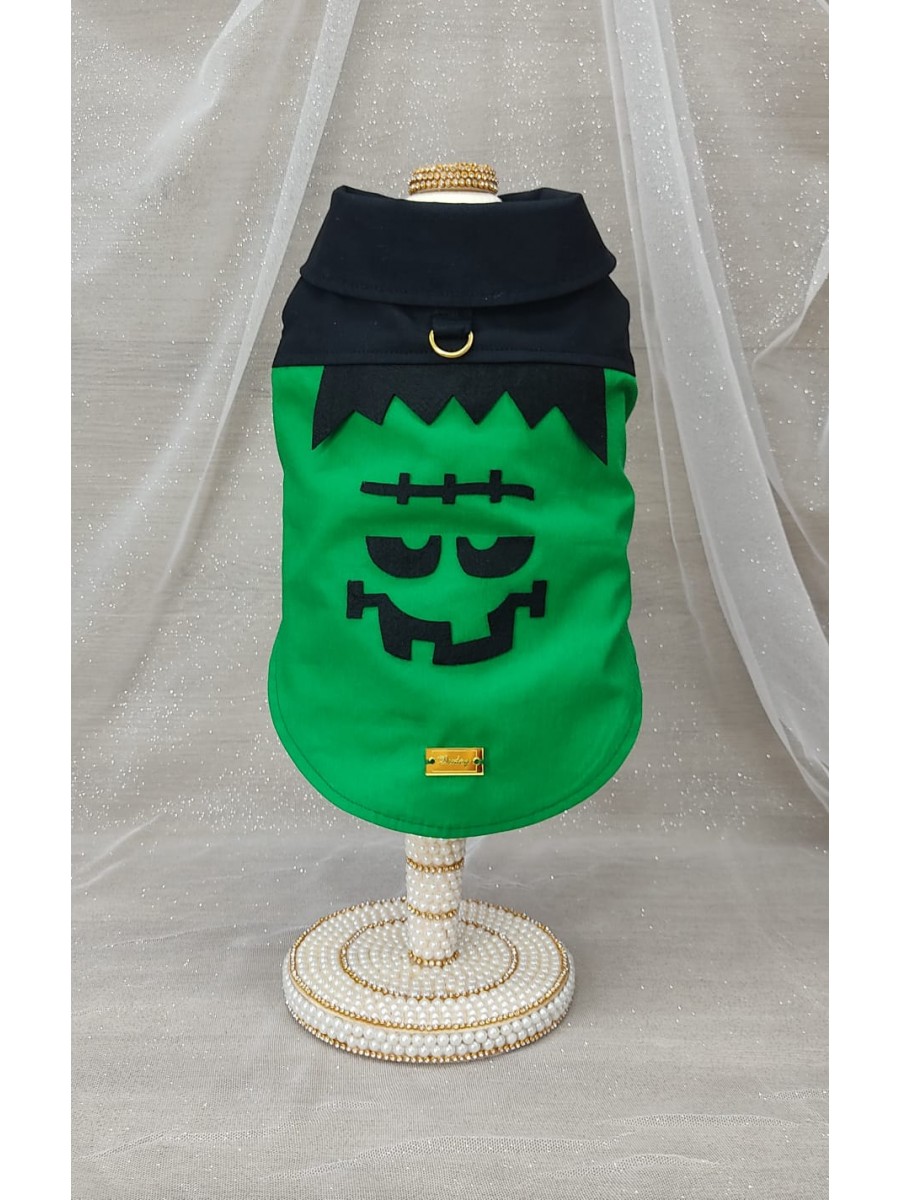 CÓD F098 - CAMISA VERDE FRANKENSTEIN