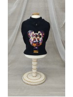 CÓD F100 - REGATA BASIC PRETA/MOUSE FÊMEA