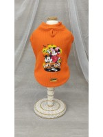 CÓD F103 - T-SHIRT LARANJA/HALLOWEEN