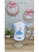 CÓD F055 - BABY LOOK CINDERELA/BRANCA