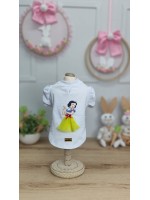 CÓD F061 - BABY LOOK BRANCA DE NEVE/BRANCA