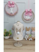 CÓD F081 - T-SHIRT ORELHAS CAMEL