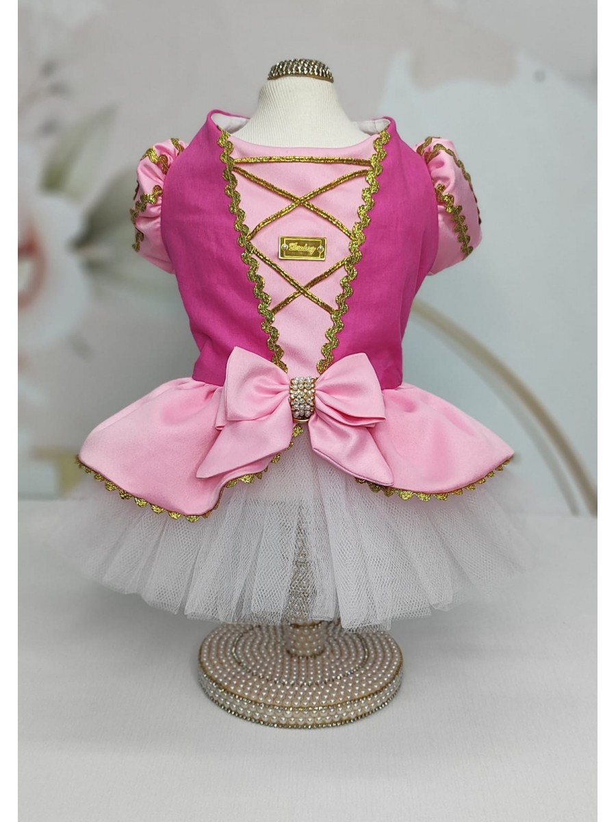 CÓD F039 - VESTIDO BELA ADORMECIDA