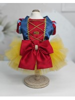 CÓD F044 - VESTIDO BRANCA DE NEVE
