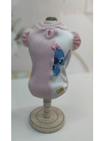 CÓD F050 - BABY LOOK ROSA STITCH