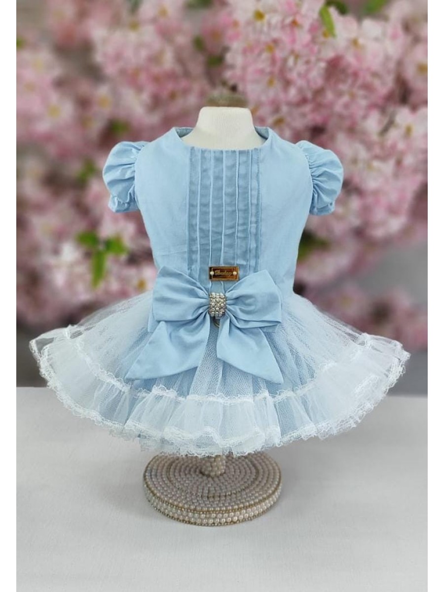 CÓD 1007 - VESTIDO CANDY AZUL