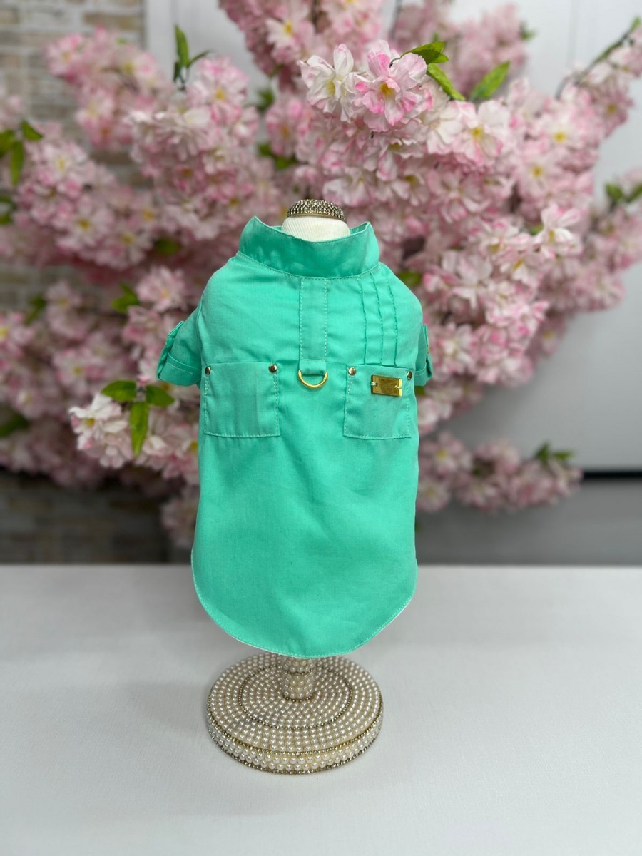 CÓD 1016 - CAMISA CANDY VERDE
