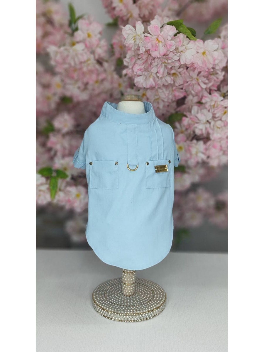 CÓD 1013 - CAMISA CANDY AZUL