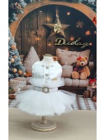 CÓD N159 - VESTIDO LOVELY BRANCO TULES