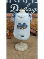 CÓD J027 - BABY LOOK BRANCA JUNINA