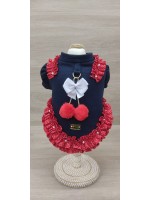 CÓD 1114 - MOLETOM POMPOM AZUL MARINHO